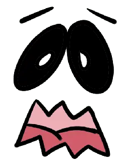 Black Cartoon Character - simple - Free PNG