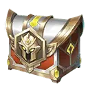Chest - metal - decorative - PNG