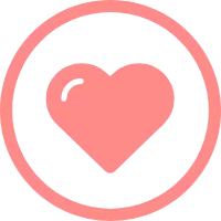 Heart Icon - circle - PNG Images