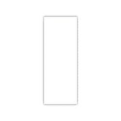 White Rectangle - graphic design - geometric shape - PNG