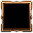 Gold Frame - simple - decoration - No Background PNG