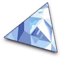 Crystal Triangle - geometric shape - PNG Images