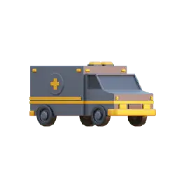 Ambulance - yellow - No Watermark PNG