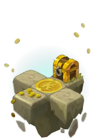 Treasure Chest with Coins - chest - Transparent Background PNG