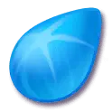 Blue Crystal Gem - blue - Transparent Background PNG