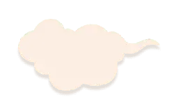 Cloud - illustration - simple - No Background PNG