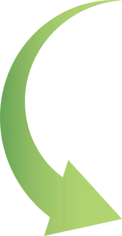 Green Arrow - gradient - PNG Images
