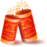 Firecrackers - Curated PNG