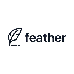 Feather - brand - Transparent Background PNG