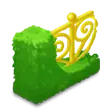Green Plant Sculpture - decorative item - Transparent Layer PNG