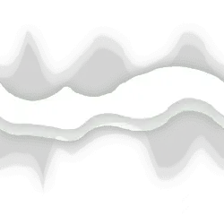 Abstract Wave Pattern - minimalism - black and white - Transparent Layer PNG