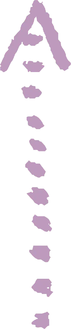 Pink Letter A - pink - PNG