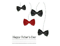 Father's Day Card - bow tie - No Background PNG