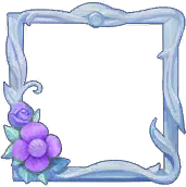 Purple Flowered Frame - frame - Free Download PNG