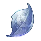 Ice Crystal Leaf - ice - Transparent Background PNG