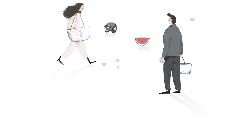 Man and Woman Looking at Each Other - helmet - PNG Images