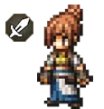 Pixel Art Girl - adventure - Transparent Background PNG