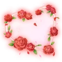 Rose Heart - valentine's day - No Watermark PNG