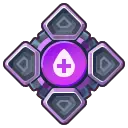 Purple Cross Badge - sign - Free PNG