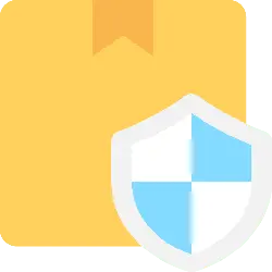 Yellow Box and Shield - protection - PNG Images
