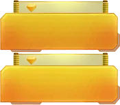 Golden Dialogue Box - gradient - High Resolution PNG