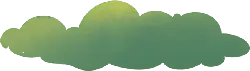 Cloud - simple - green - Transparent Layer PNG