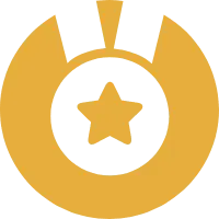 Star Badge - simple design - No Background PNG