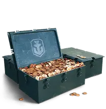 Treasure Chest with Coins - Recommended PNG