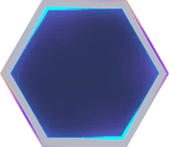 Neon Hexagon Frame - neon light - PNG Images