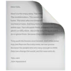Letter - letter - No Background PNG