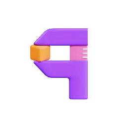 Purple Letter P - graphic - Free PNG
