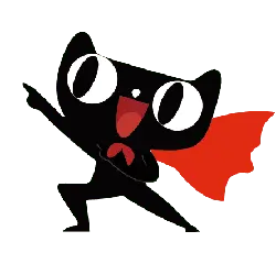 Black Cat Hero - Lossless PNG
