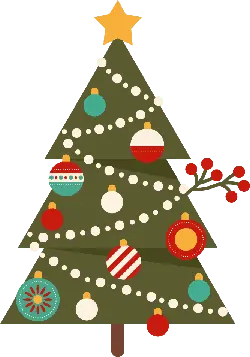 Christmas Tree - decorations - Transparent Layer PNG