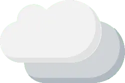 Cloud - gray - comic - High Resolution PNG