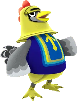 Knightschicken - game character - Lossless PNG