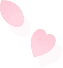 Pink Heart Pattern - abstract - Curated PNG