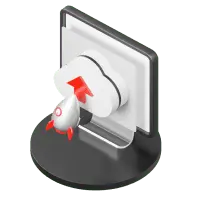 Rocket Cloud Icon - icon - High Resolution PNG