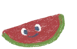 Watermelon Slice - smile - High Resolution PNG