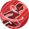 Red Energy Man - red - Transparent Layer PNG
