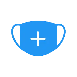 Blue Mask - protection - Free Download PNG