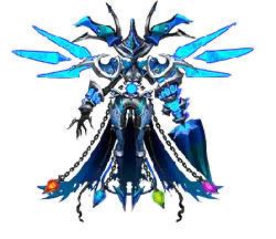 Ice Knight - magic - blue - Transparent Background PNG