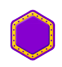 Purple Hexagon Sign - sign - Free Download PNG