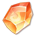 Fire Gem - gem - Transparent Layer PNG