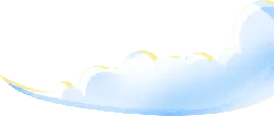 Cloud - blue - cartoon - High Resolution PNG