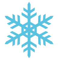 Snowflake - hexagon - symmetrical - Free PNG