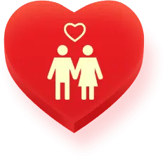 Heart Pattern - couple - High Resolution PNG