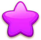 Purple Star - High Quality PNG