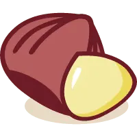 Almond - food - High Resolution PNG