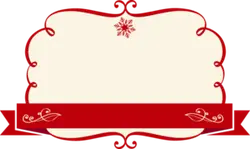 Red Border Decoration Pattern - ribbon - Transparent Background PNG
