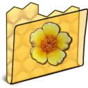 Yellow Flower Folder - folder - High Resolution PNG